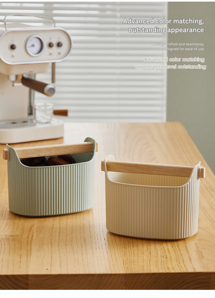 Coffee Grind Knock Box Bar Coffee Utensils Espresso Dump Bin for Barista Restaurant Coffee Shop Bar Practical Tools