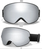 Winter Outdoor SKI Goggles Men And Women Teen, Free Optical Frame and Bag, UV400 Anti-Fog Snowboard Eyewear, Charistmas Gifts