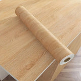 PVC Waterproof Self Adhesive Wallpaper Wall in Rolls Furniture Cabinets Vinyl Decorative Film Wood Grain Stickers For Home Decor