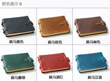 Genuine Leather Sketchbook Retro Painting Notebook Boy"s Girl Student Leather Binding Notebook Classic Handmade Notepad