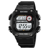 SKMEI 2126 Digital Countdown Sports Watches for Men LED Display Waterproof Stopwatch Mens Wristwatch Alarm Clock montre homme