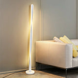 spiral Floor Lamp Modern Long Line Floor Lamp For Living Room Sofa Bedroom Study Living Room Home white standing  Floor Lamp