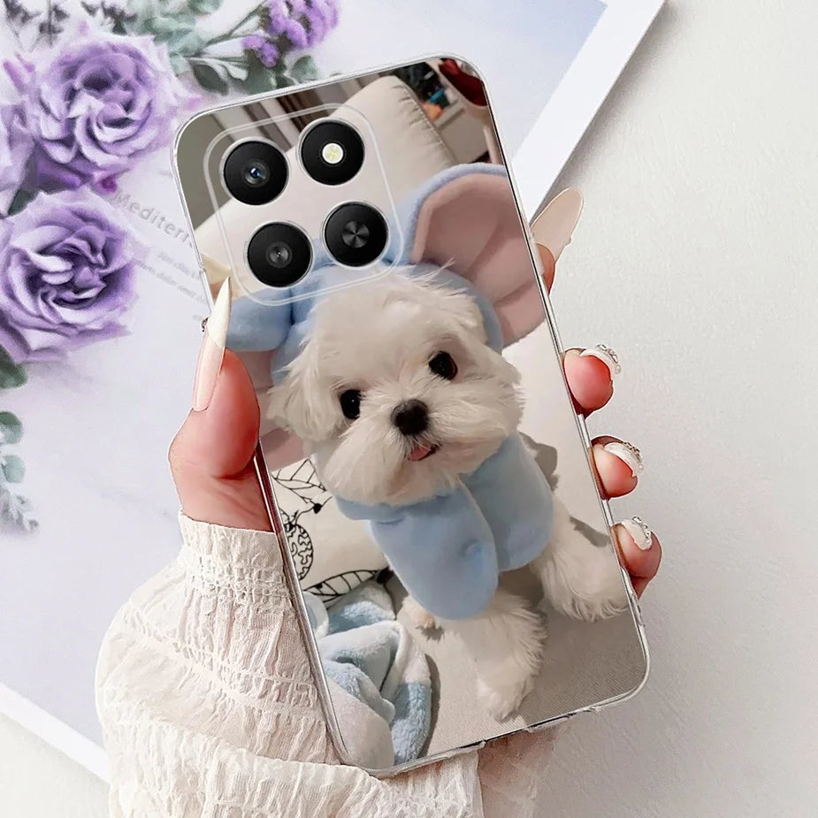 For Honor 400 Smart 5G Case LGN-NX1 Cute Cartoon Painted Cover Soft Slim Phone Case For Honor X7d HonorX7d Honor400 Smart Fundas