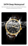 POEDAGAR Luxury High Quality Watches for Men Sport Quartz Leather Man Watch Waterproof Luminous Date Week Men's Watch Male Reloj