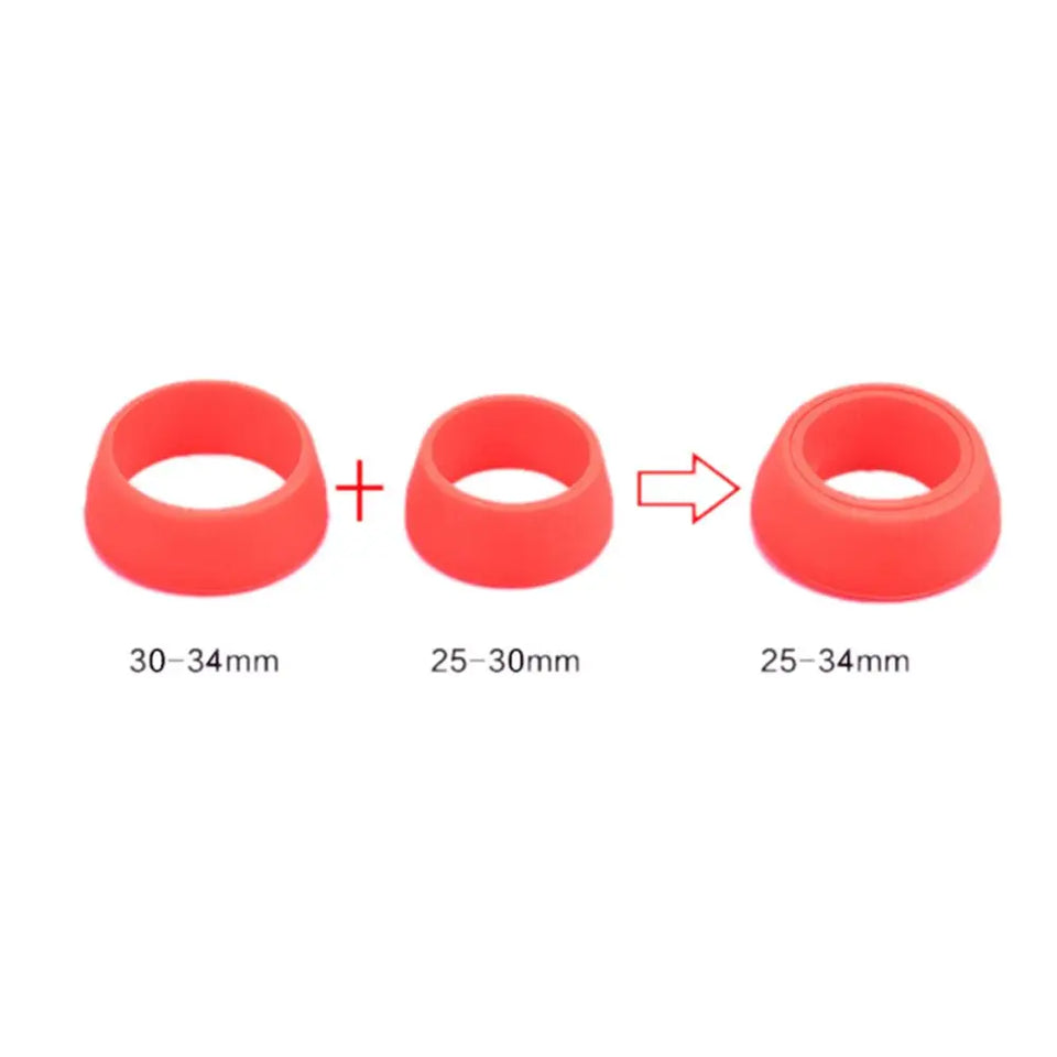 Two Sizes Waterproof Protective Seat Post Case Bicycle Pipe Protector  Rubber Ring Cover Mountain Road Bike