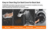 Waterproof Pet Travel Accessories Foldable Dog Car Seat  Car Pet Seat Safety Hammock Trunk Mat Car Rear Back Seat Protector