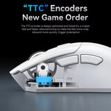2026 NEW Gaming Mouse 3-Speed DPI Esports Wireless Ergonomic Design Gaming 2-mode Connection Magnetic Charging Dock RGB Lighting