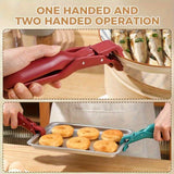 2/1Pcs Anti-Scald Clips Hot Dish Plate Gripper Kitchen Non-slip Bowls Clamp Holder for Frying Pans Air Fryer Steamers Oven