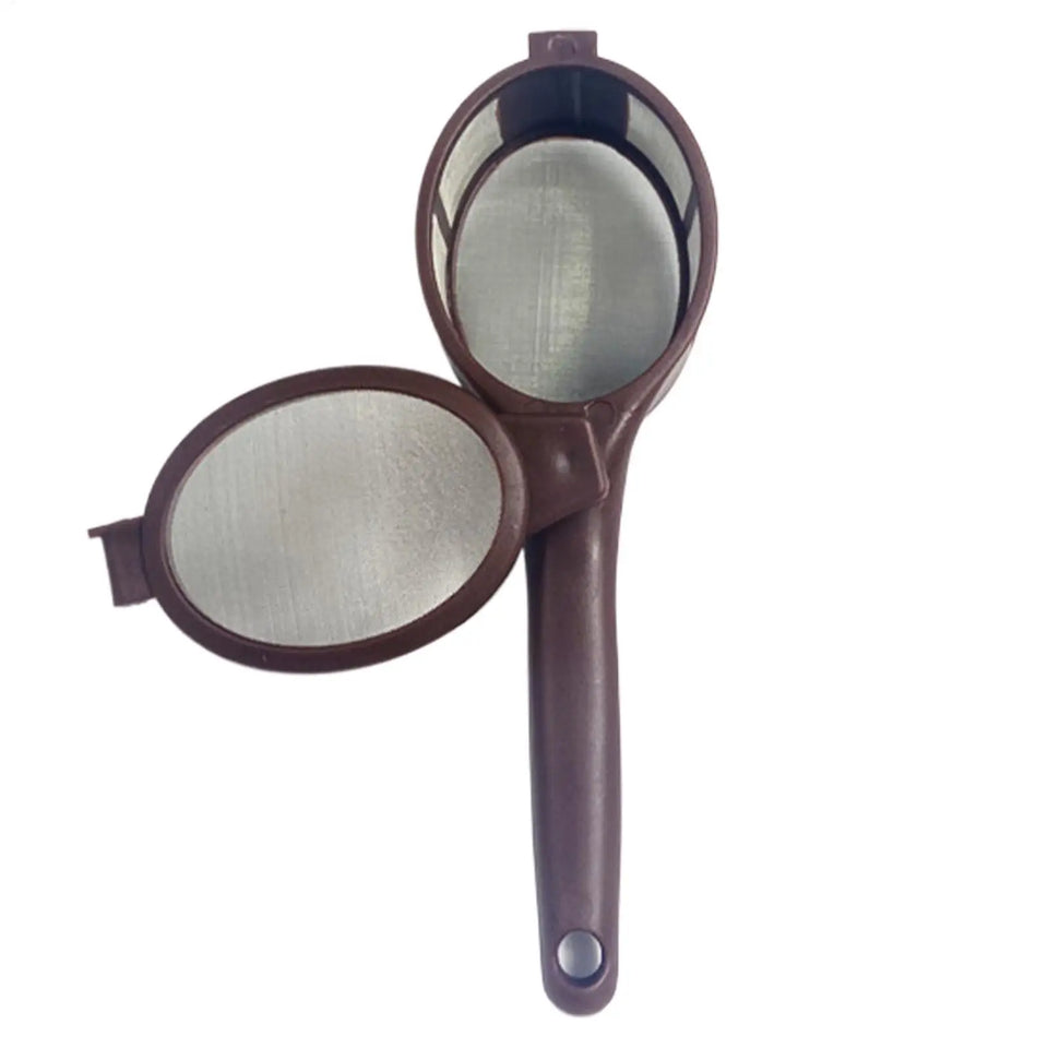 Coffee Filter Spoon Reusable Coffee Capsule Powder Tea Infuser Loose Leaf Strainer Bag Spoons Fine Pastic Mesh Kitchen Filters