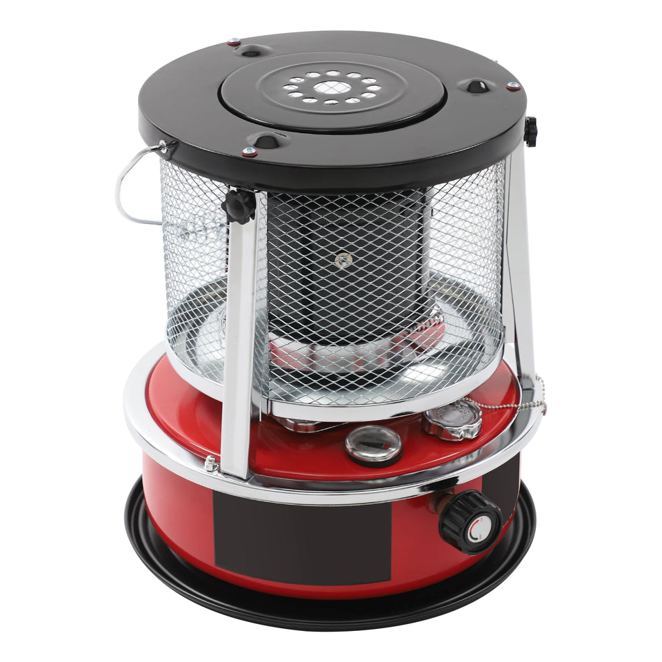 8000 BTU Kerosene Heaters, 5.2L Gal Fuel Capacity Kerosene Stove Heater, Adjustable Height Portable Kerosene Space Heater