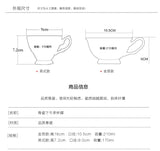 Coffee Cup Set Elegant Ceramic British Black Tea Cup Saucer Exquisite Afternoon Tea Household Tableware Complete Drinkware Set