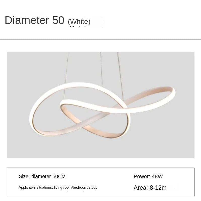 Personalized and Creative Clover Restaurant Pendant Light Nordic Modern and Minimalist Restaurant Hotel Art Bar LEDCeiling Light