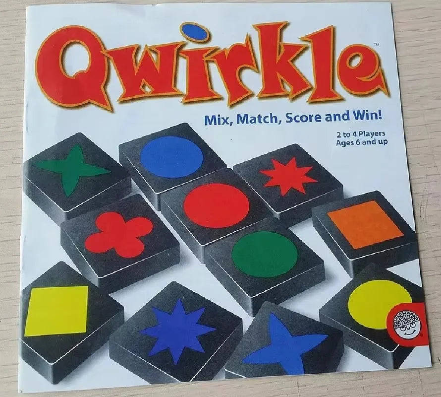 2024 New Children's Educational Toys Qwirkle Wooden Chess Parent Child Interactive Games Children's Adult Toys Christmas Gifts