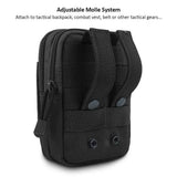 Molle Pouch Belt Waist Pack Men Small Pocket Survival Tool Bag for Running Travel Camping Hunting Airsoft