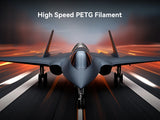 TECBEARS High Speed Matte PETG 3D Filament 1.75mm 5KG petg 600mm/s  Neatly Wound Multi Color FDM 3D Printer Materials DIY Gift