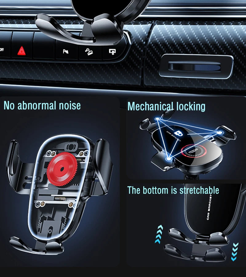 For Jaguar XE 2015 2016 2017-2021 Magnetic Car Phone Holder Magnet Mount Wireless Charging Phone Stand Customized Bracket Base