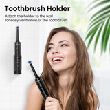 Fairywill Electric Toothbrush T2233Powerful Rotation Cleaning 4 Replacement Heads Rechargeable Sonic Toothbrush for Adults