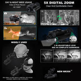 Tactical FAST Helmet NVG Night Vision Device, Hunting Riflescope IR Night Vision, Outdoor CS Shooting Training Sight Digital Cam