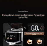 Touchscreen Electric Coffee Grinder - Automatic Commercial & Home Use, Stainless Steel Burr Mill with Dose Control, LCD Display