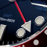 ADDIESDIVE Fashion GMT Watch for Men Super Luminous AD2050 Wristwatches Luxury Luminous 20Bar Diving Stainless Steel Man Watches