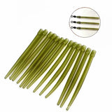 40PCS/lot Carp Fishing Accessories Lead Clip Quick Change Swivel Tail Rubber Anti Tangle Sleeves for Carp Rigs Fishing Tackle