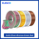 ELEGOO 5/10KG Silk Filament PLA 1.75mm 3D Printer Filament for FDM 3D Printers Elegoo PLA for Elegoo Centauri Carbon