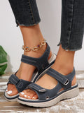 Summer Wedge Sandals for Women 2025 New Fashion Non Slip Beach Shoes Woman Lightweight Casual Platform Plus Size Sandals Women