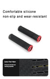 ODI CF Silicone Bicycle Grips Carbon Fiber Reinforced Handle Plugs MTB Anti-slip Lock-on Handlebar Cover Comfortable Bike Parts