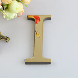 10CM 26 English Letters Wall Sticker 3D Mirror Acrylic Gold Wall Sticker Decals Self-Adhesive Home Party Decor Wall Art Mural