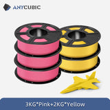 ANYCUBIC 5KG PLA Filament For FDM 3D Printer 1.75mm Eco-friendly 3D Printing Material Failment For Kobra S1C K3C EU US Warehouse