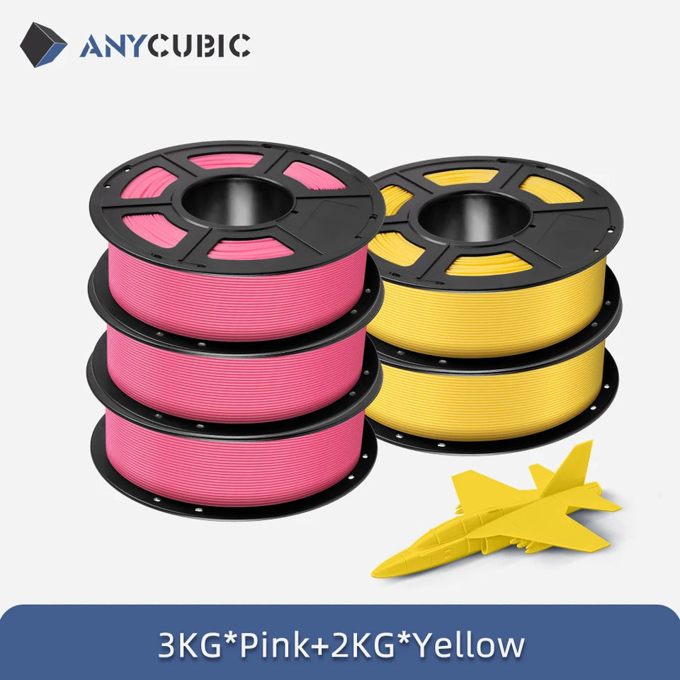 ANYCUBIC PLA 3D Filament For FDM 3D Printer 1.75mm Eco-friendly 3D Printing Material Failment For Kobra S1C 5KG EU US Warehouse