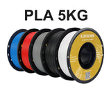 KINGROON 5KG PLA TPU PETG Filament Mix color 1.75mm 3D Printer Plastic No Bubble Spool 3D Printing Materials Wholesales