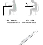 Desktop Riser Portable Foldable Laptop Stand Plastic Feet Hidden Keyboard Mini Adjustable Support Holder for Notebook