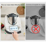 Thermomix TM5 TM6 Wooden Food Processor Tray Kitchen Countertop Coffee Machine Sliding Base Wear-resistant Transparent Slide