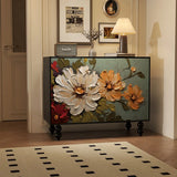 Small Closet Living Room Cabinets With Drawers Round Cream Style Creative Round Display Cabinet Trendy Holz Home Furniture