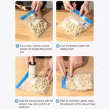 Universal Mason Jar Sealer Vacuum Kit BAP Free Vacuum Sealing Machine Food Storage Wear-Resistant for Wide Mouth Kitchen Gadgets