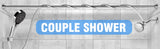 Tandem Shower Head for Couples, High Pressure Dual Shower Head, Double Shower Head for Two People, 2 Showerhead System