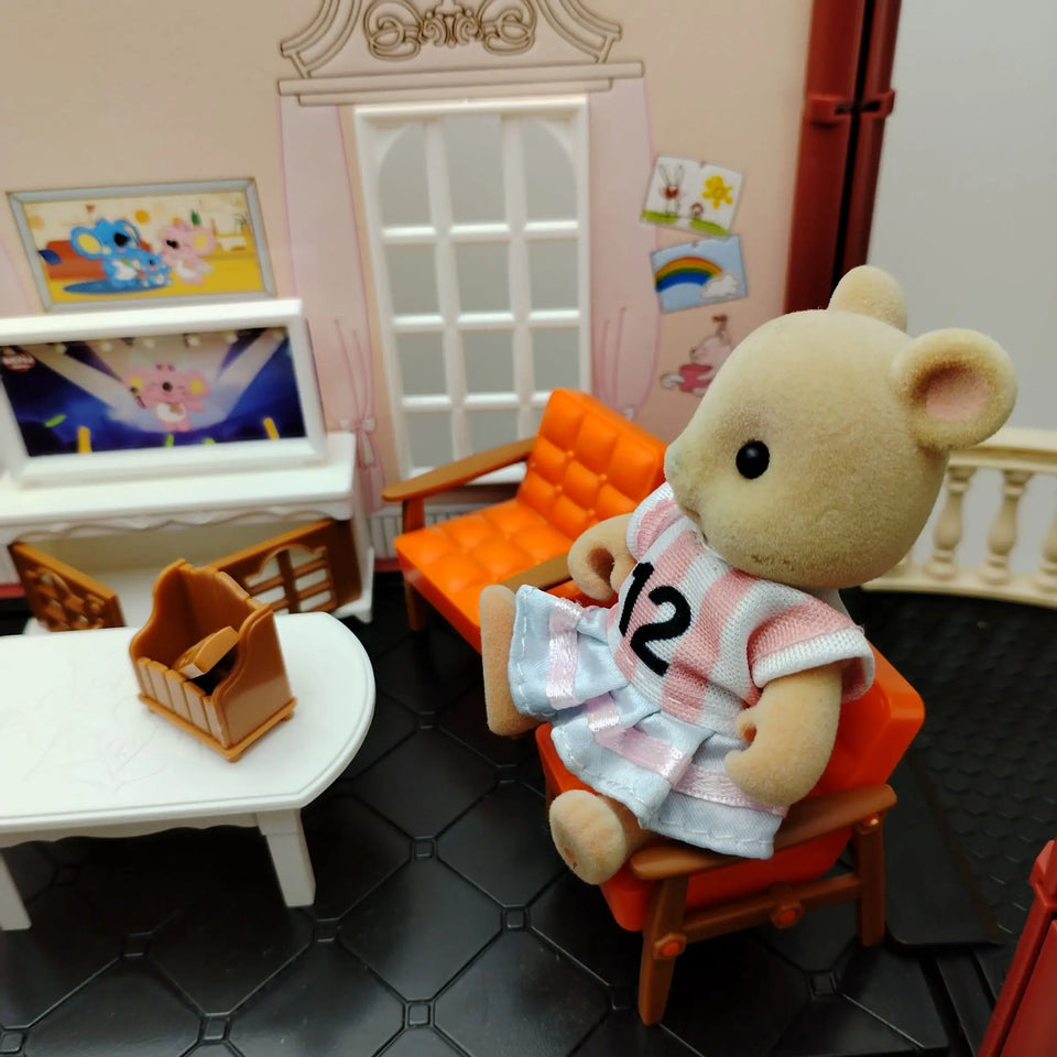 mini supermarket shopping games dollhouse furniture accessories Intellectual education toys for kid family interaction toys