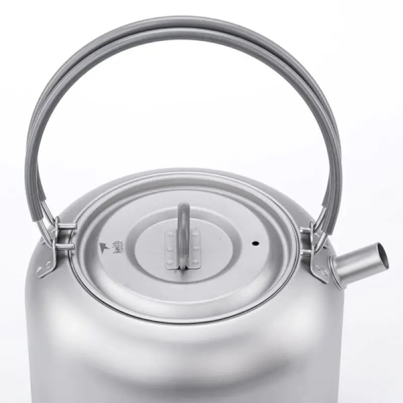 Keith Titanium Kettle 1.5L Camping Picnic Cookware Titanium Teapot Ultralight Outdoor Camping Coffee Pot With String BagTi3907