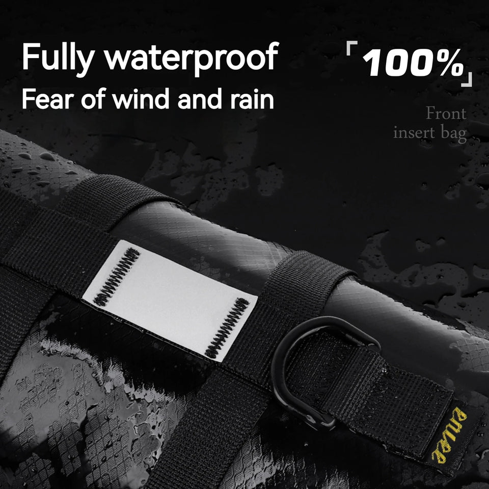 ENLEE Bicycle Multifunctional Front Fork Bag Outdoor Waterproof Bag 5L Capacity Road Mountain Bike Long-Distance Travel Bag