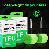 2 pcs CYCLAMI Ultralight Gravel Bike TPU Inner Tube Tire Road MTB 29 French Valve FV 45mm 65mm For 700C 32C 35C 37C 40C 47C