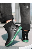 Couples Short Rain Shoes Fashion Light Waterproof Shoes Non-Slip Sports Korean Rain Boots
