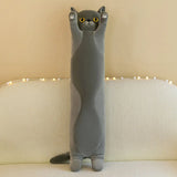 15 Styles 50-150cm Long Cat Plush Toys Stuffed Soft Pause Office Dog Doll Bed Sleepping Pillow Home Decor Birthday Girls Gifts