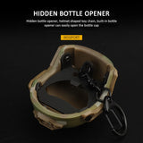 New Mini Fast Helmet Keychain Tactical Fan Accessories Beer Opener Bottle Opener Decrowner Dummy Helmet Shaped Toy Outdoor Tool