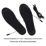 USB Heated Shoe Insoles Electric Foot Unisex Warming Pad Feet Warmer Sock Mat Winter Outdoor Sports Heating Insole Winter Warm