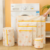 Cartoon Bear Laundry Bag Cute Print Washing Bag For Washing Machine Washroom Organize Dirty Clothes Storage Pouch Laundry Bags