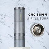 New Rechargeable Auto Espresso Barista CNC Conical Burr Coffee Bean Grinder Machine