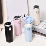 Smart Flip Lid Stainless Steel Thermos with Temperature Display Light Luxury Portable Mini Insulated Cup coffee travel mug