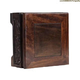 Premium Wooden Pedestal Display Shelf - Ideal for Bonsai Plants, Mini Flower Pots, Coffee/Tea Sets & Figurines | Standing Base
