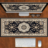 XXL Black Persian mouse pad long table mat floor mat carpet Game Work home desktop accessories Game player office quickly shipp